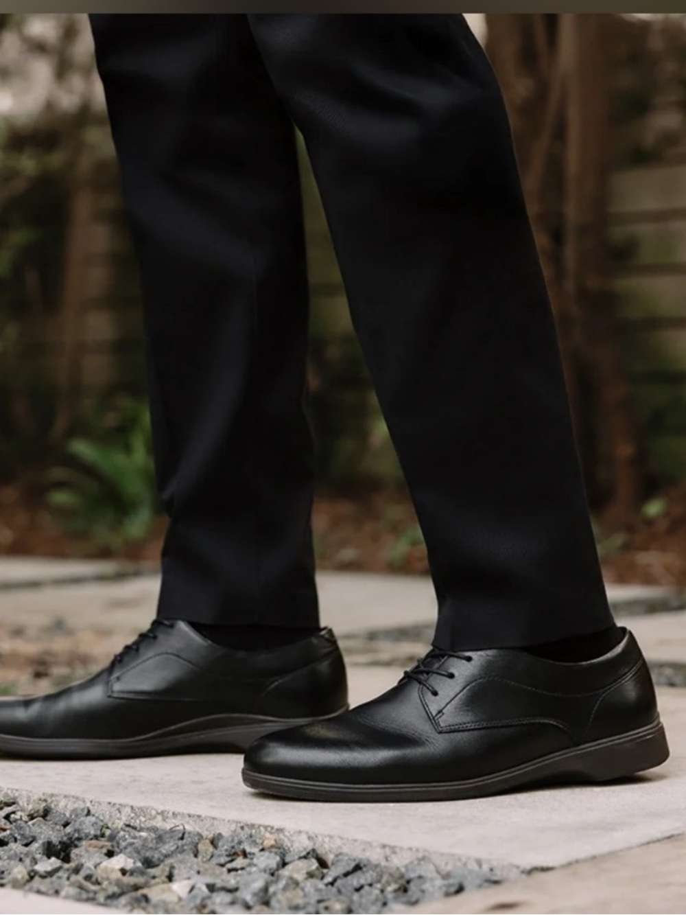 Amberjack Men’s 11 The Original (classic) Dress Shoes In Obsidian Black
